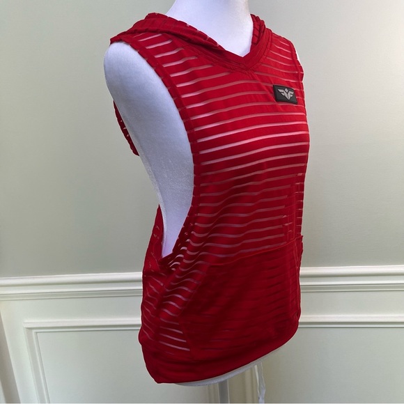 Flex-N-Flex Vibrant Red Hoodie S - Picture 2 of 7